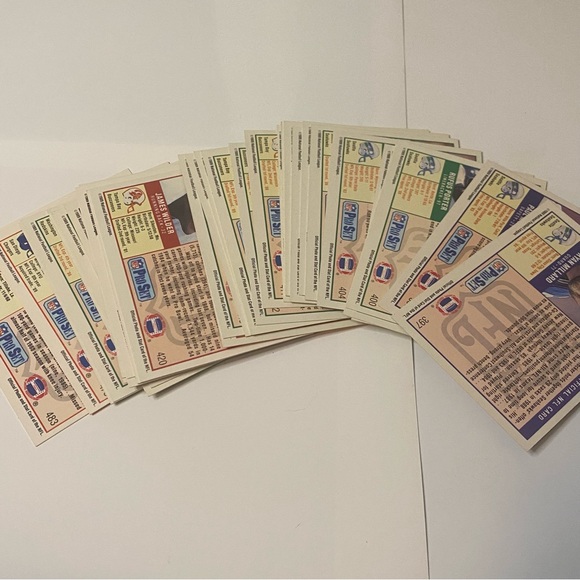 1989 - 1990  Pro Set Football Cards Lot of 82 Cards Vintage - Picture 4 of 8